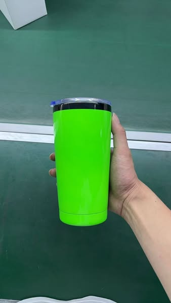 🖤🖤20oz Powder Coated Black Plated Underneath Yeti Style Tumbler Mug For Laser Engrave-CNLCA