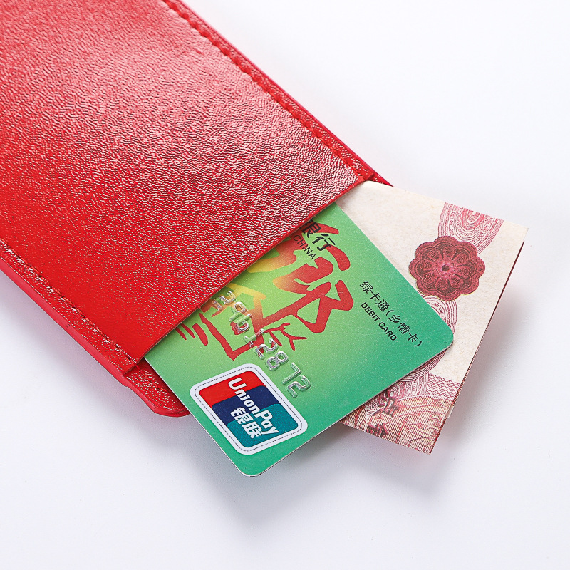 PU Imitation Leather Work ID Card Holder Company Name ID Card Case Student Card Holder-CNLCA