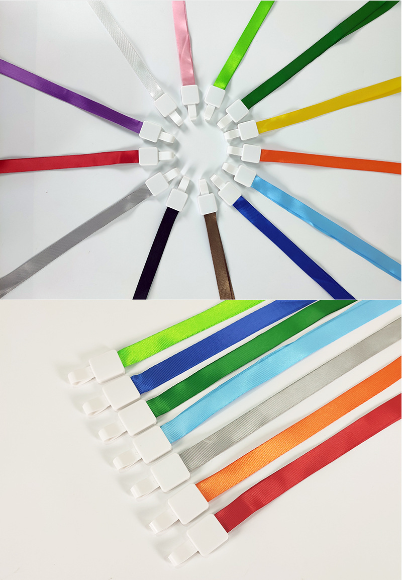 ID Card Holder Work Card Case Hanging Rope Plastic Telescopic Buckle Exhibition Student Hanging Rope Strings-CNLCA