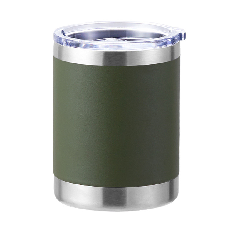 12oz Muti Colors Powder Coated Stainless Steel Tumbler Mug Cup For Laser Engrave-CNLCA