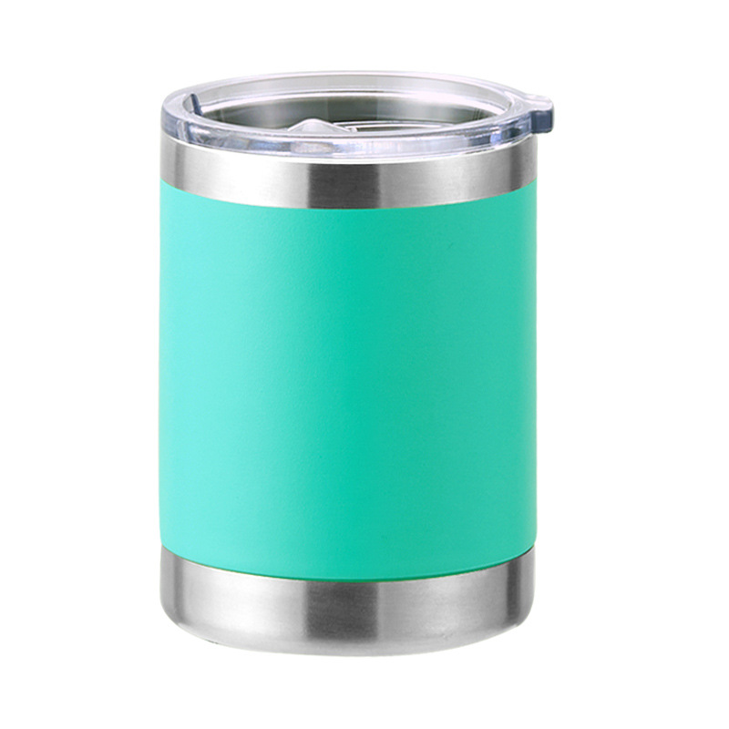 12oz Muti Colors Powder Coated Stainless Steel Tumbler Mug Cup For Laser Engrave-CNLCA