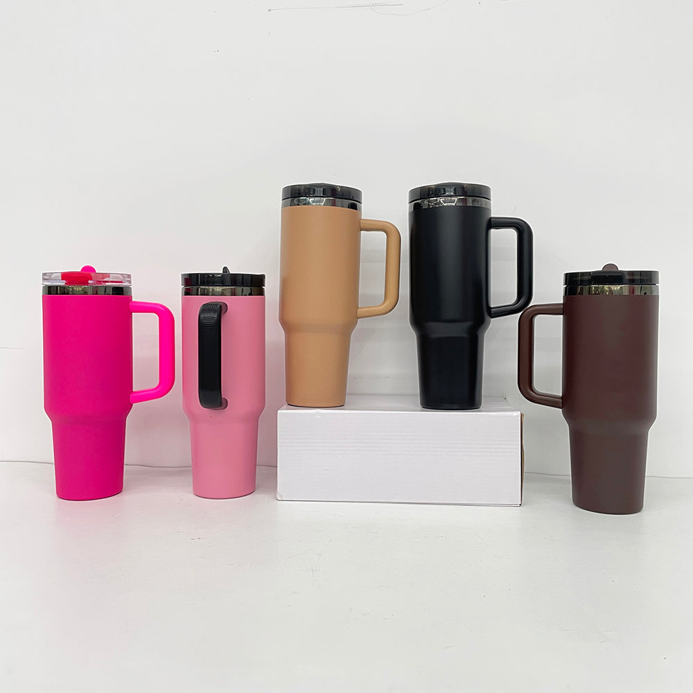 40oz Protour Black/Copper Plated Underneath Flip Straw Tumbler-CNLCA