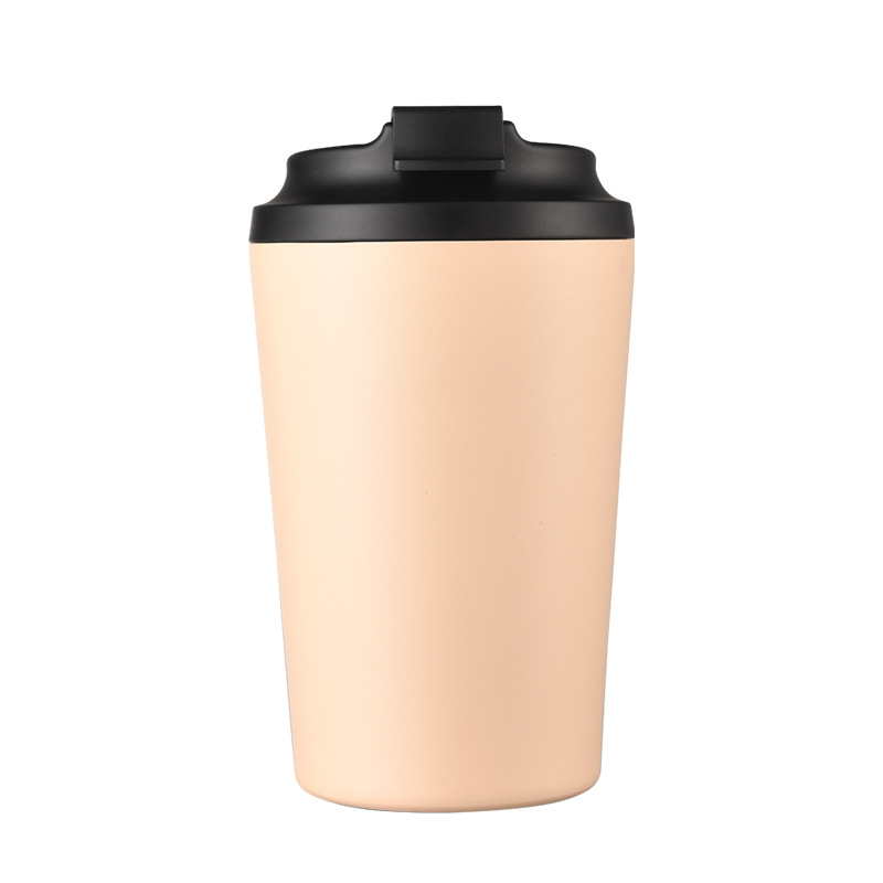 12oz 360ml Stainless Steel Graduated Coffee Tumbler Milk Cup for Men and Women-CNLCA