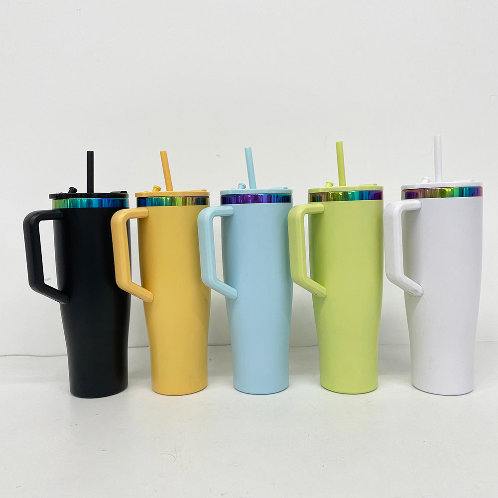 BruMate Style 40oz Leak Proof Rainbow Plated Tumbler For Laser Engraving-CNLCA