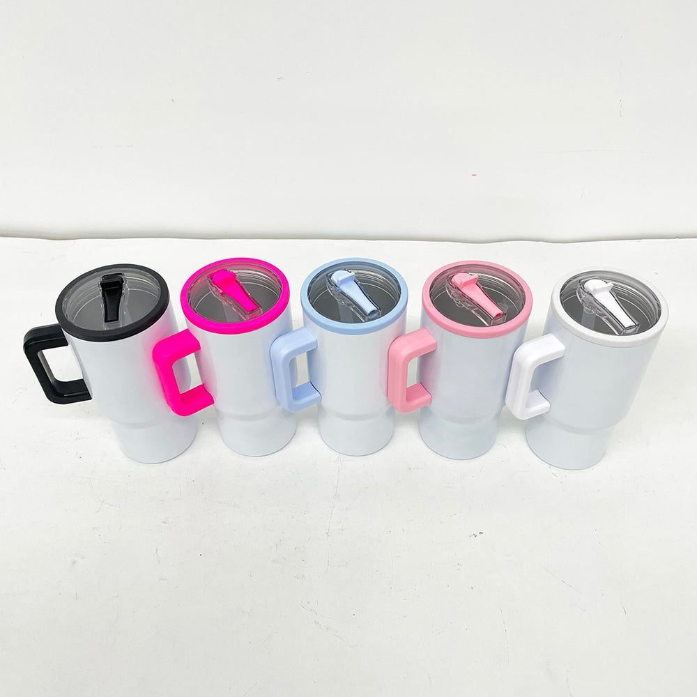 20oz White Blank Sublimation Glow In Dark School Kids Tumbler With Leak Proof Lid-CNLCA