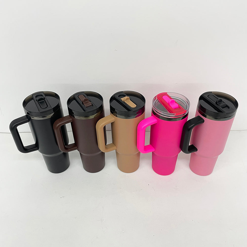40oz Protour Black/Copper Plated Underneath Flip Straw Tumbler-CNLCA