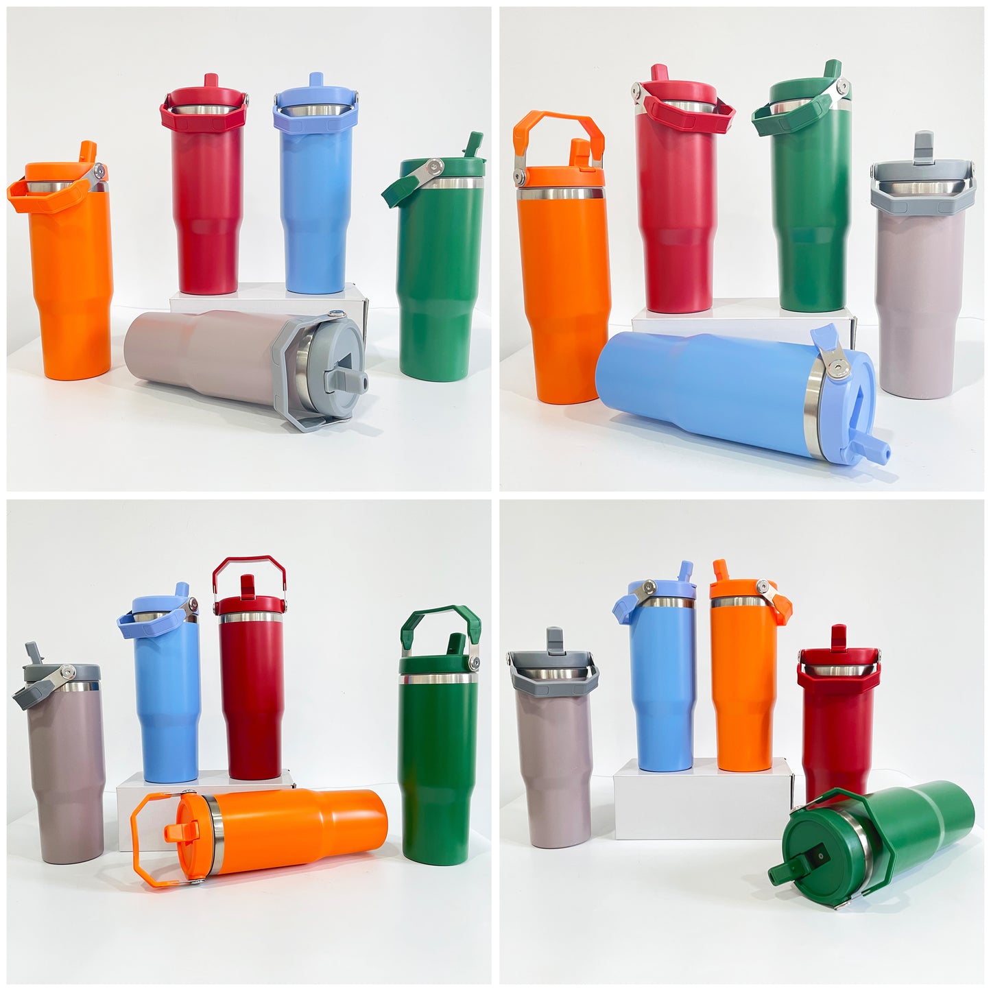 30oz Stanley Style Bad Boys Flip Top Straw School Tumblers For Sublimation And Laser Engraving 25pcs -USLCA