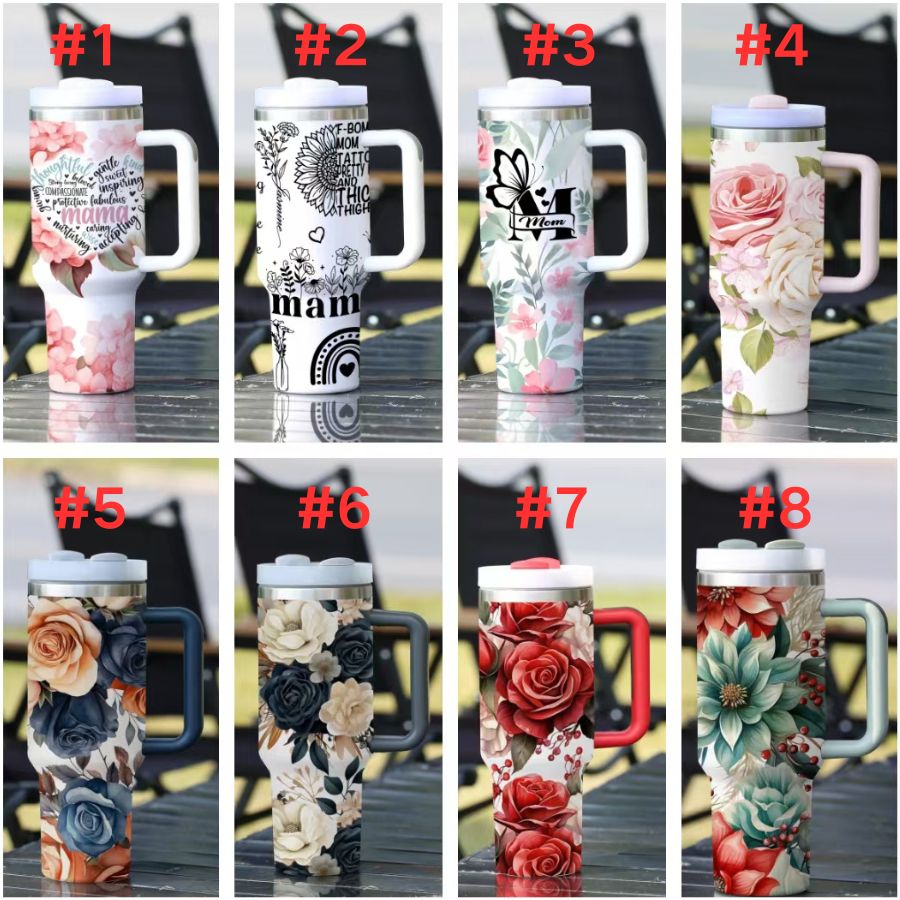 40oz Mother's Day Designs Stainless Steel Tumbler-CNLCA