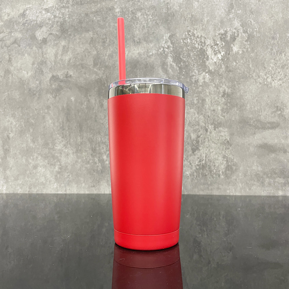 🖤🖤20oz Powder Coated Black Plated Underneath Tumbler Mug For Laser Engraving-CNLCA