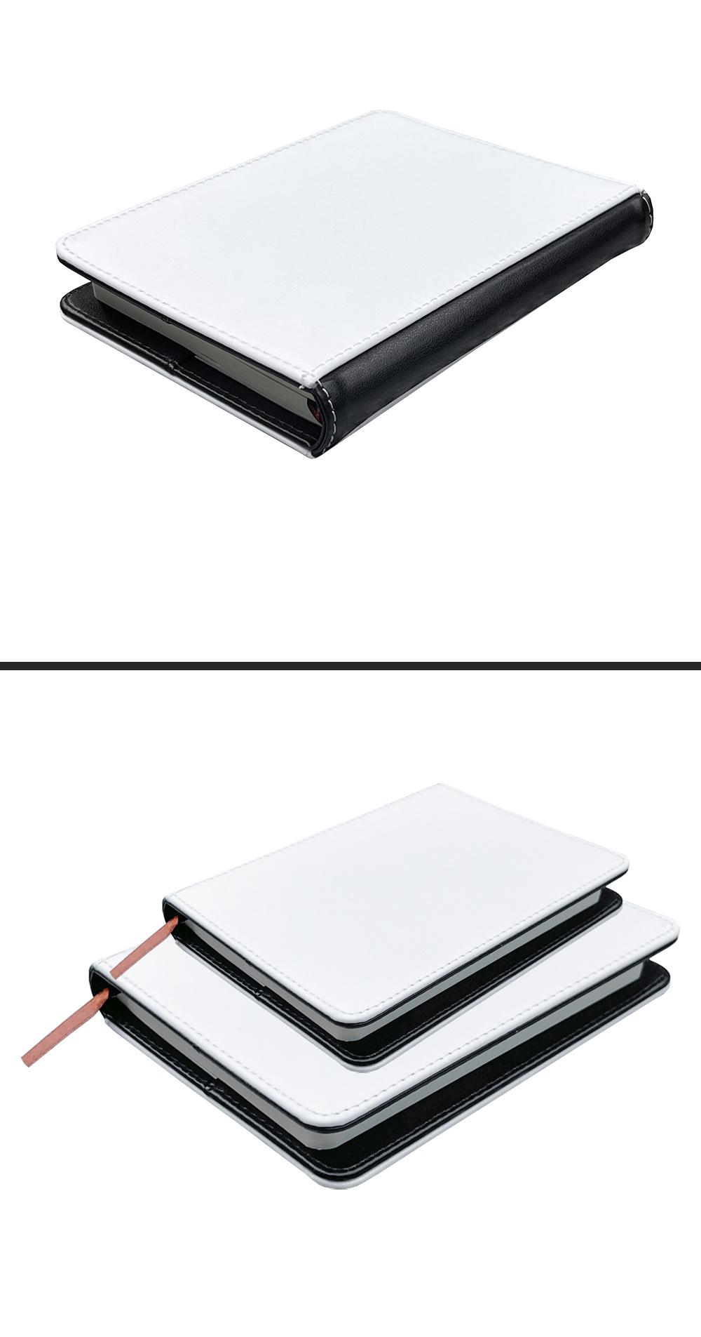A5 A6 Blank Sublimation Office Notebook Detachable Looseleaf Notepad-CNLCA