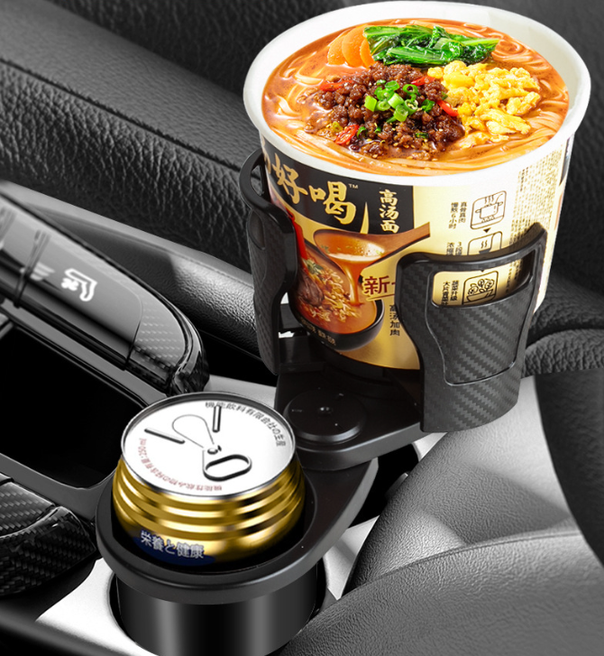 Multi-functional Rotating Car Center Console Beverage Rack Tumbler Car Cup Holder Expander Adapter (Adjustable)-Fits 32/40 oz Tumbler-CNLCA