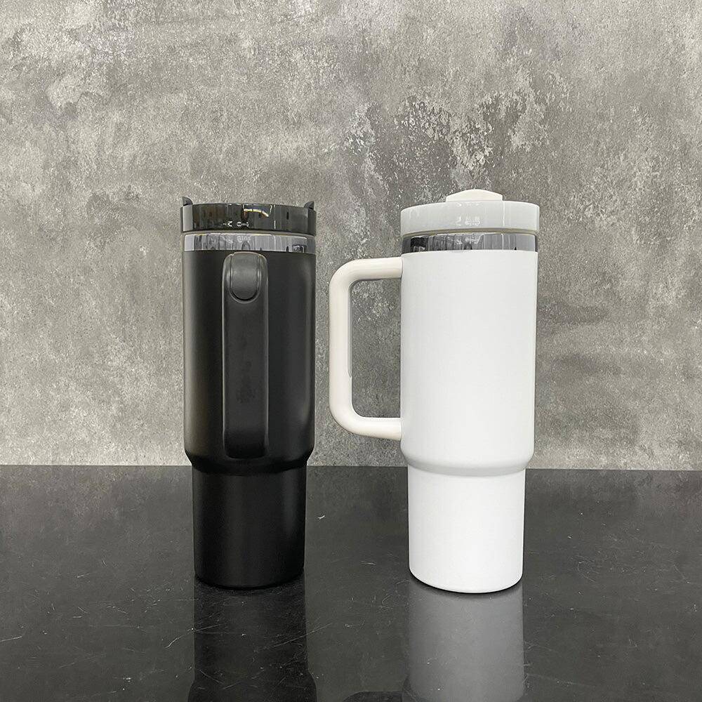 30oz Purple Black Plated Underneath Powder Coated Green Color Quencher Tumblers For Laser Engrave -CNLCA