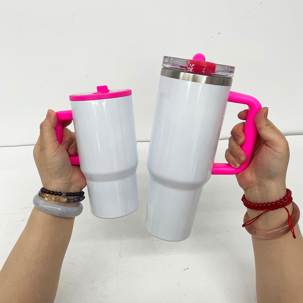 20oz White Blank Sublimation Glow In Dark School Kids Tumbler With Leak Proof Lid-CNLCA