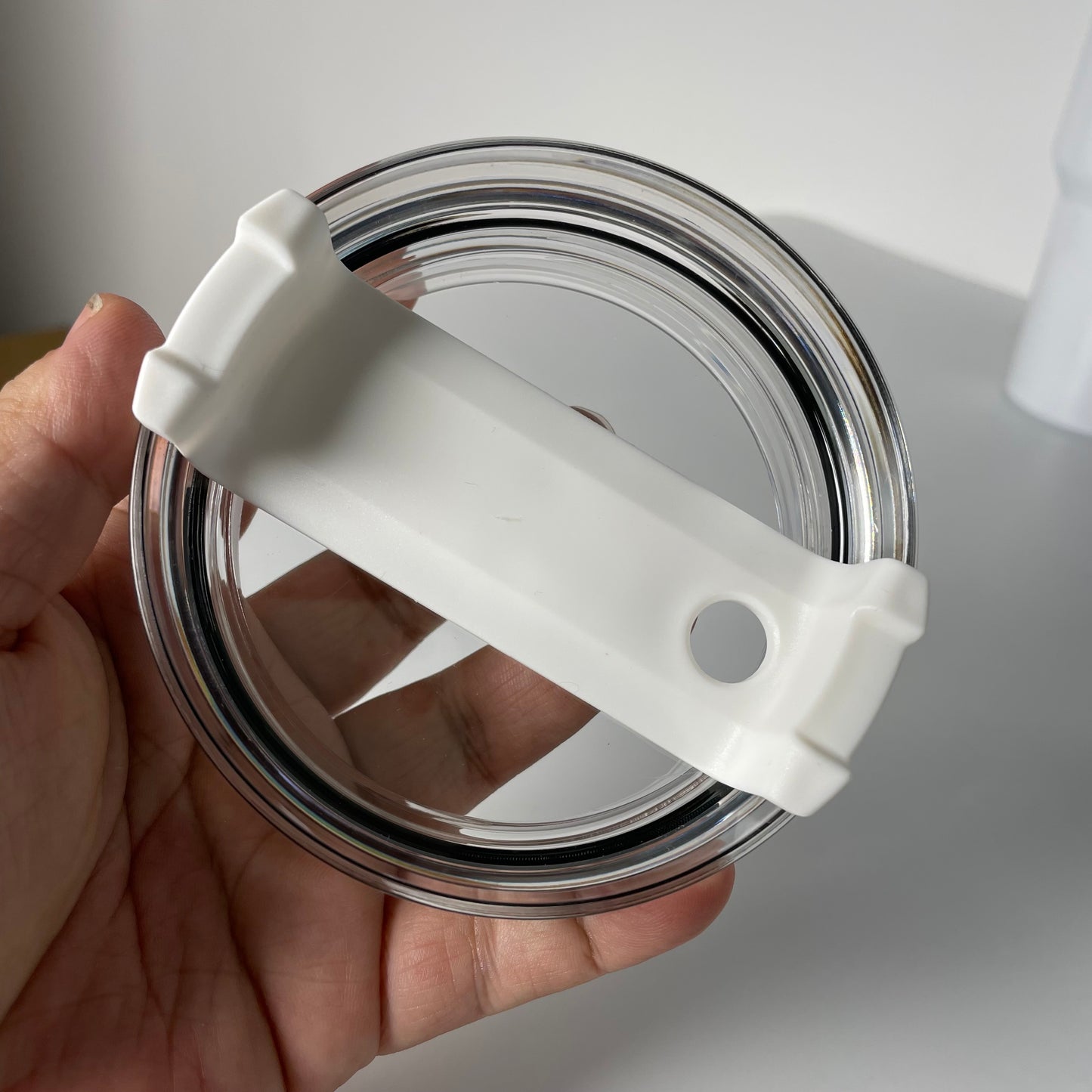 H1.0 40oz White Color Blanks Sublimation Stanley Style Tumbler Travel Mug With Handle -USLCA