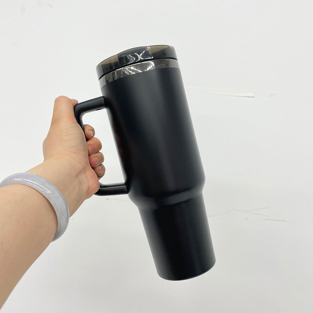 40oz Protour Black/Copper Plated Underneath Flip Straw Tumbler-CNLCA
