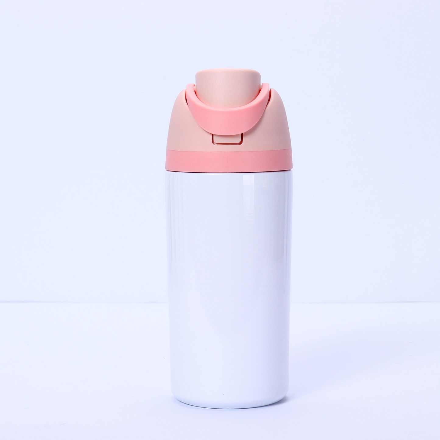 16oz/19oz/24oz/32oz Flip Straw Lid White Sublimation Stainless Steel Sports Owala Style Water Bottle-CNLCA