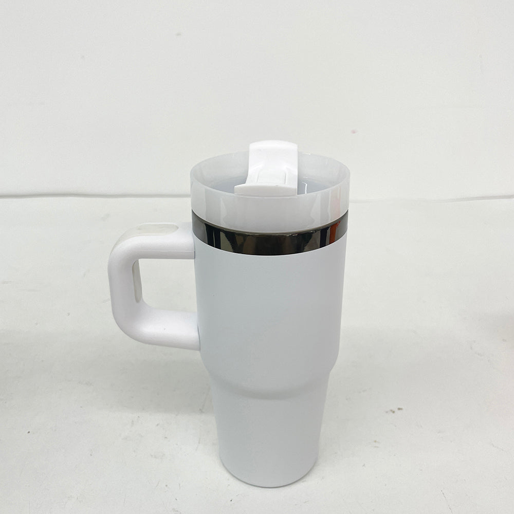 14oz Black Mirror Underneath Powder Coated Kids Baby Tumblers for Laser Engrave-CNLCA