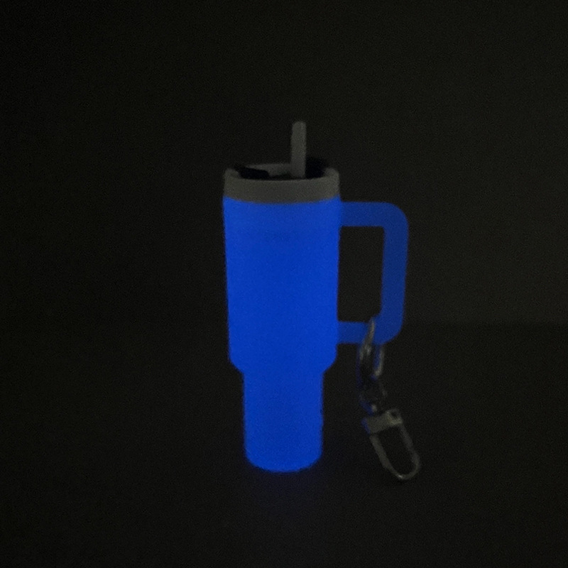 40oz Stanley Style Tumbler Shaped Glow In Dark Keychain Tumbler Accessories-CNLCA