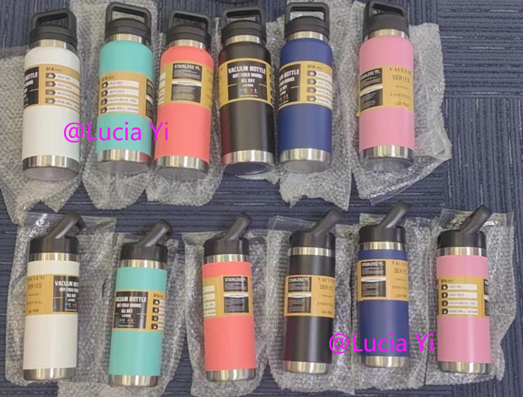 12oz 26oz 36oz YETI Style Powder Coated Water Bottle for Laser Engraving-CNLCA