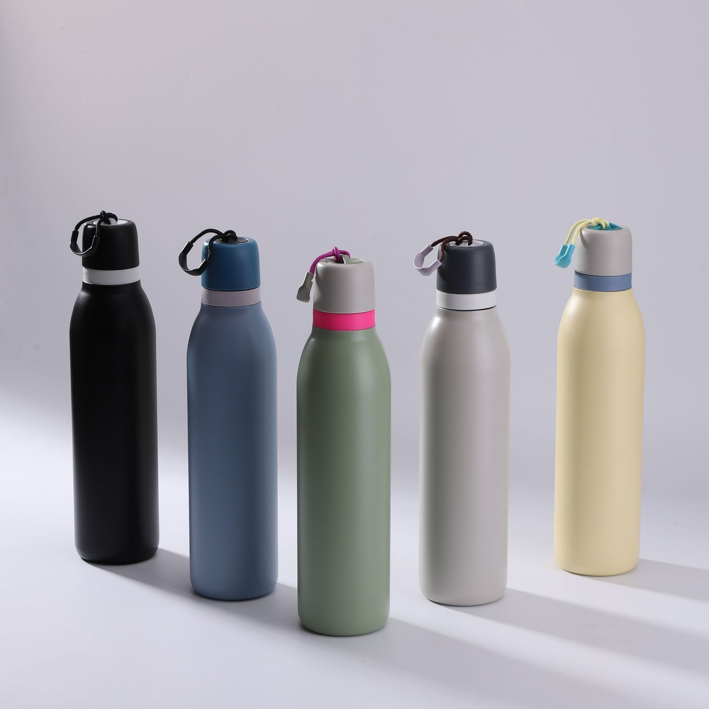 18oz 24oz Owala Style Macaron Tumbler Outdoor Sport Handle Water Bottle-CNLCA