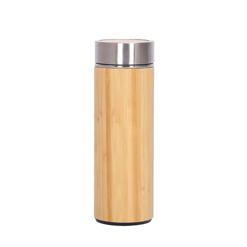350ml 450ml 500ml Bamboo Water Bottle for Laser Engraving-CNLCA
