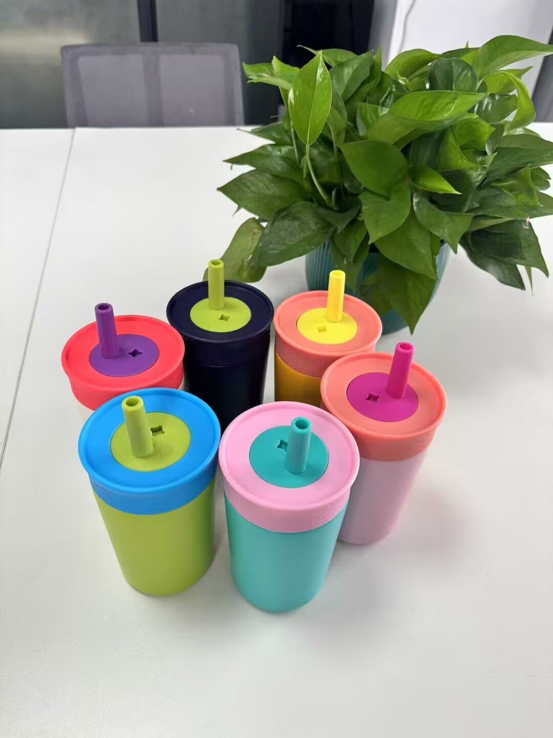 12oz Owala Style Leak Proof Kids Tumblers for Laser Engraving-CNLCA