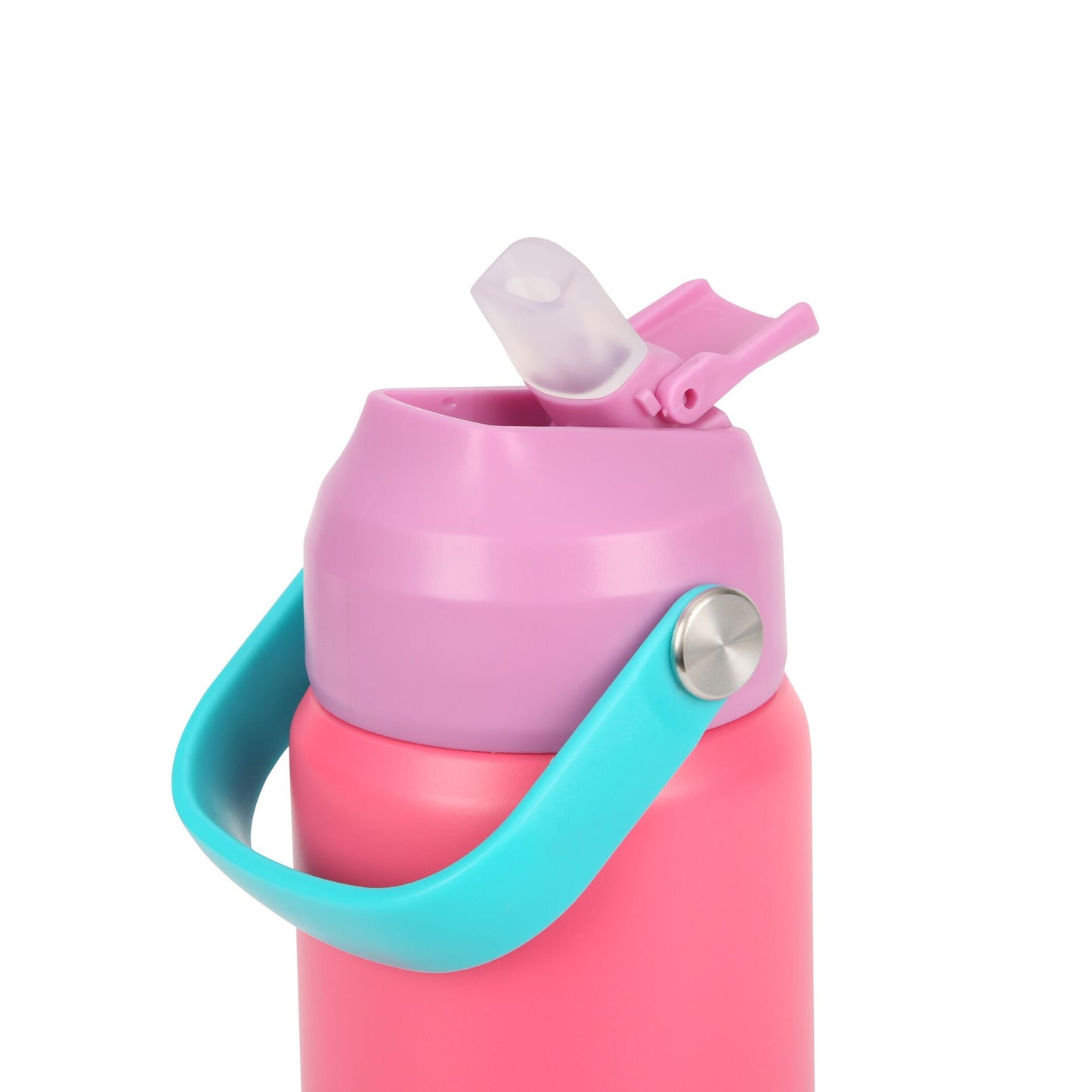 12oz 17oz Powder Coated Flip Straw Lids Tumbler Water Bottle For Laser Engraving-CNLCA