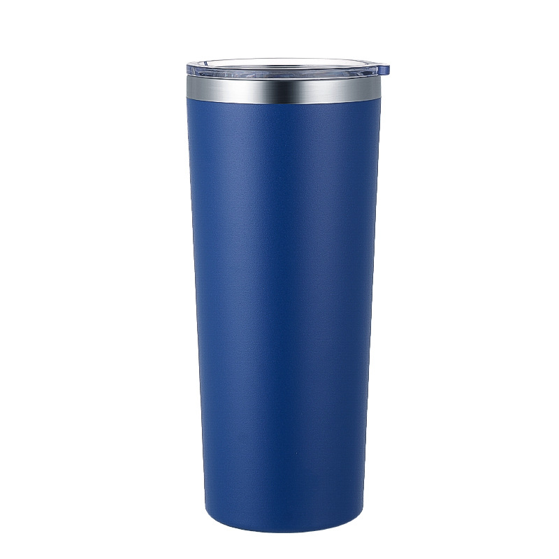 22oz Muti Colors Powder Coated Stainless Steel Car Tumbler For Laser Engrave-CNLCA
