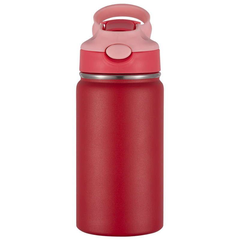 12oz Powder Coated Kids Tumblers Water Bottle for Laser Engraving-CNLCA
