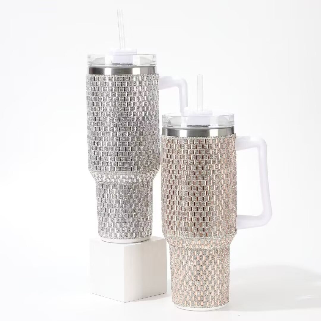 40oz Glass Rhinestone Bling Quencher Tumbler-CNLCA