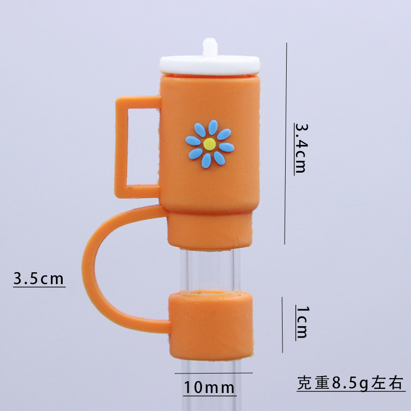 Stanley Style 10mm Straw Toppers Dust-proof Plug Straw Caps for Tumbler-CNLCA