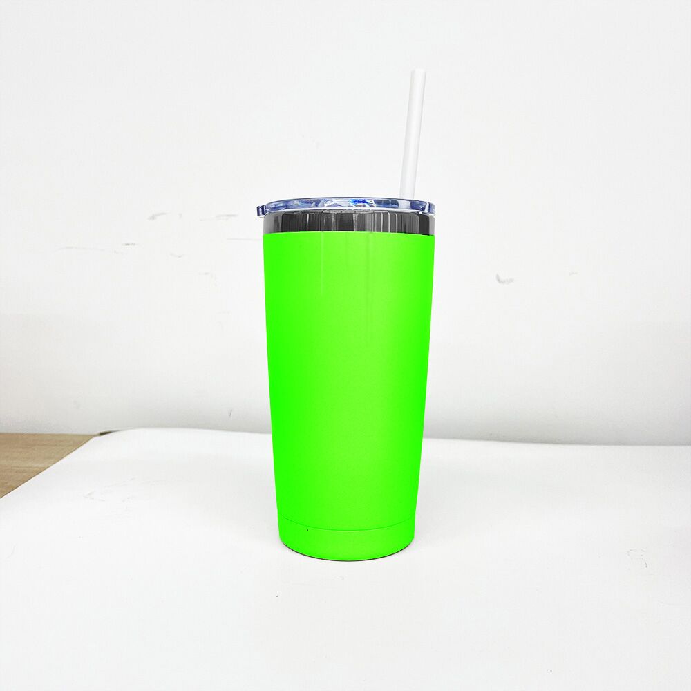 🖤🖤20oz Powder Coated Black Plated Underneath Yeti Style Tumbler Mug For Laser Engrave-CNLCA