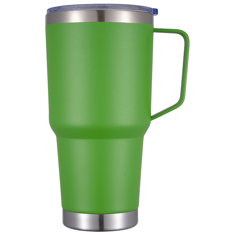 20oz 30oz Powder Coated Tumbler with Handle for Laser Engraving-CNLCA
