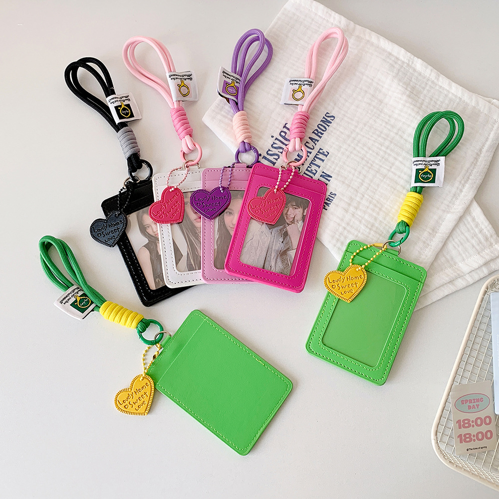 Colorful Company Name Work ID Card Holder Student Card Case-CNLCA
