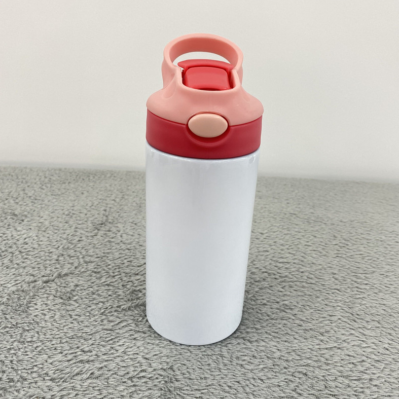 USA Warehouse 12oz Pre Sale Sublimation Blanks Mix Colors Kids Children Straight Tumbler Water Bottle-USLCA