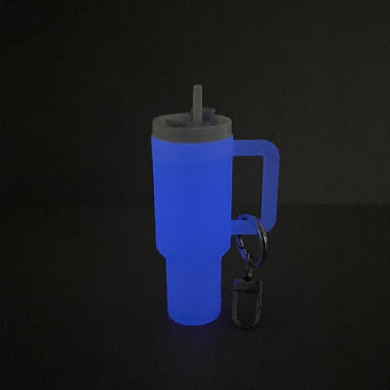 40oz Stanley Style Tumbler Shaped Glow In Dark Keychain Tumbler Accessories-CNLCA