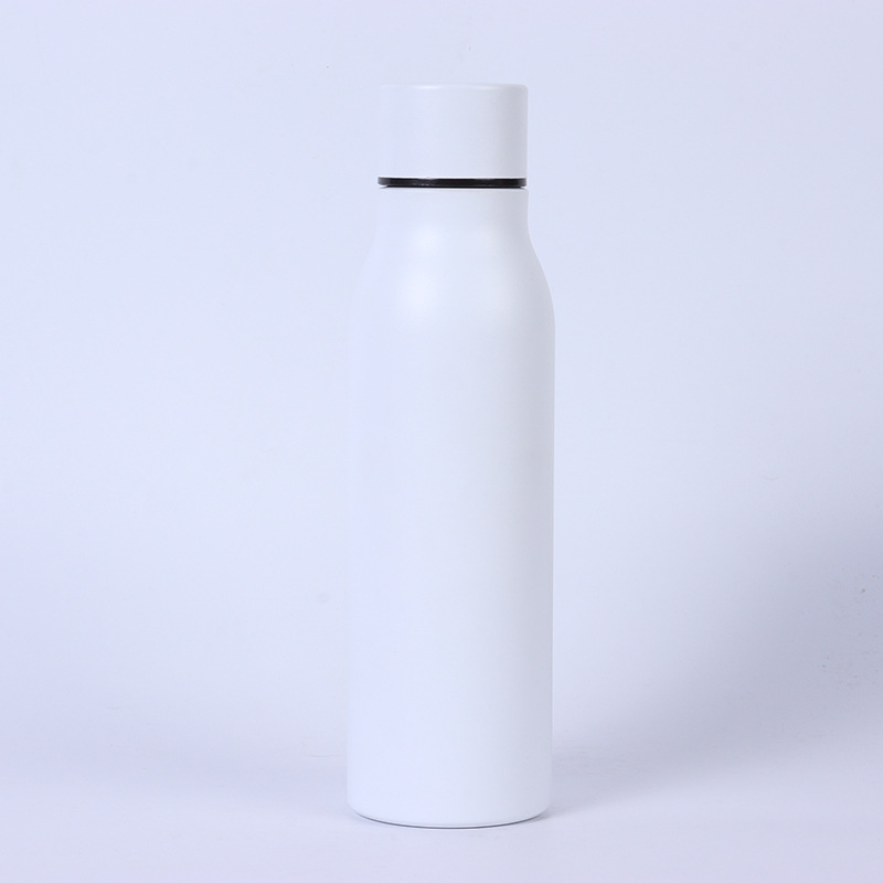 350ml 500ml Powder Coated Stainless Steel Water Bottle for Laser Engraving-CNLCA