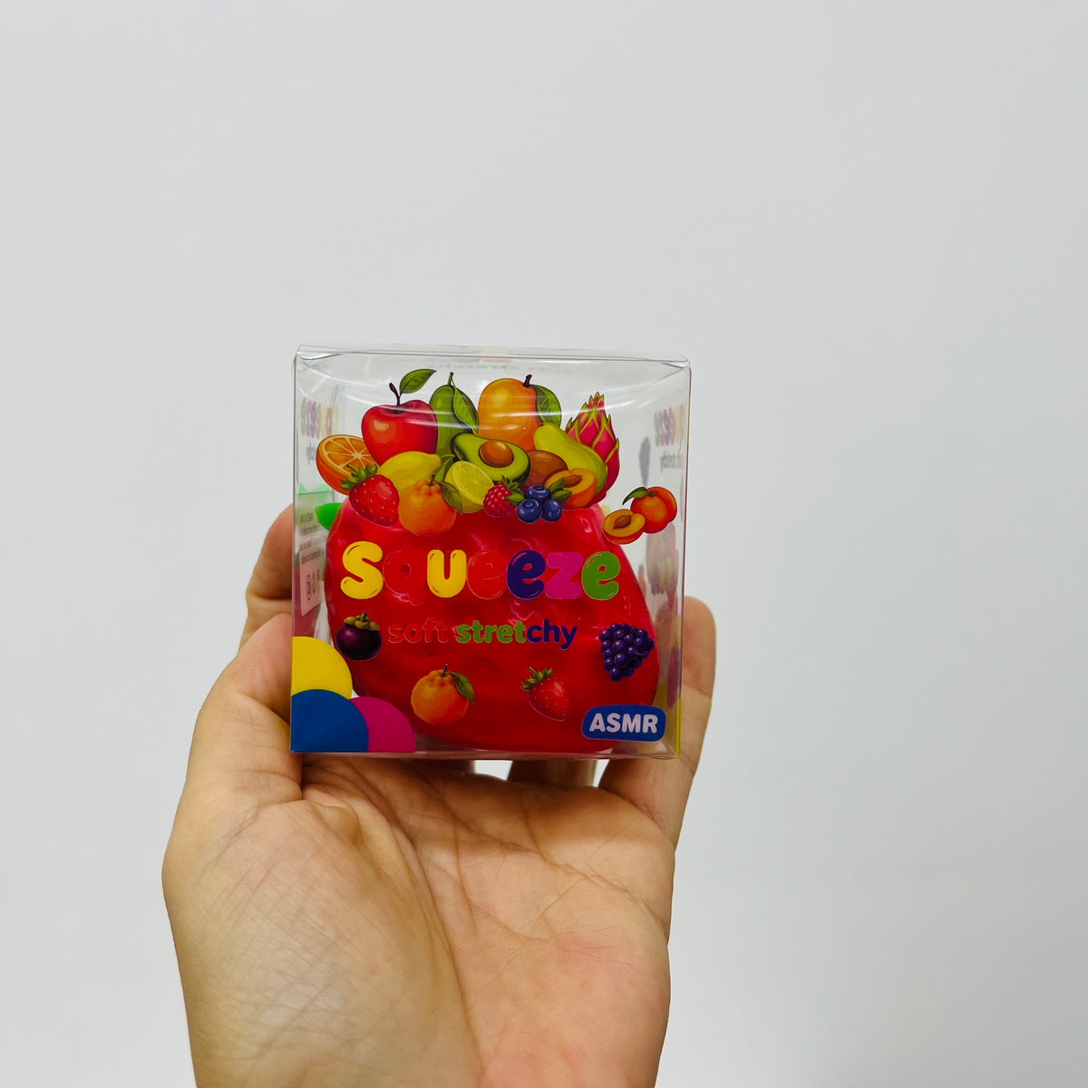 48Pcs 6 In 1 Crunchy Food Shape Squishy Toy Set Strawberry Cabbage Waffle Cheese Banana ASMR Crinkle Sound Squishies Fidget Toys-CNLCA
