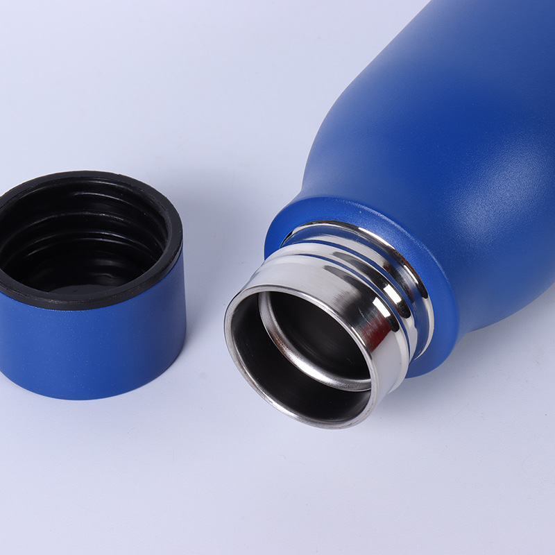 350ml 500ml Powder Coated Stainless Steel Water Bottle for Laser Engraving-CNLCA