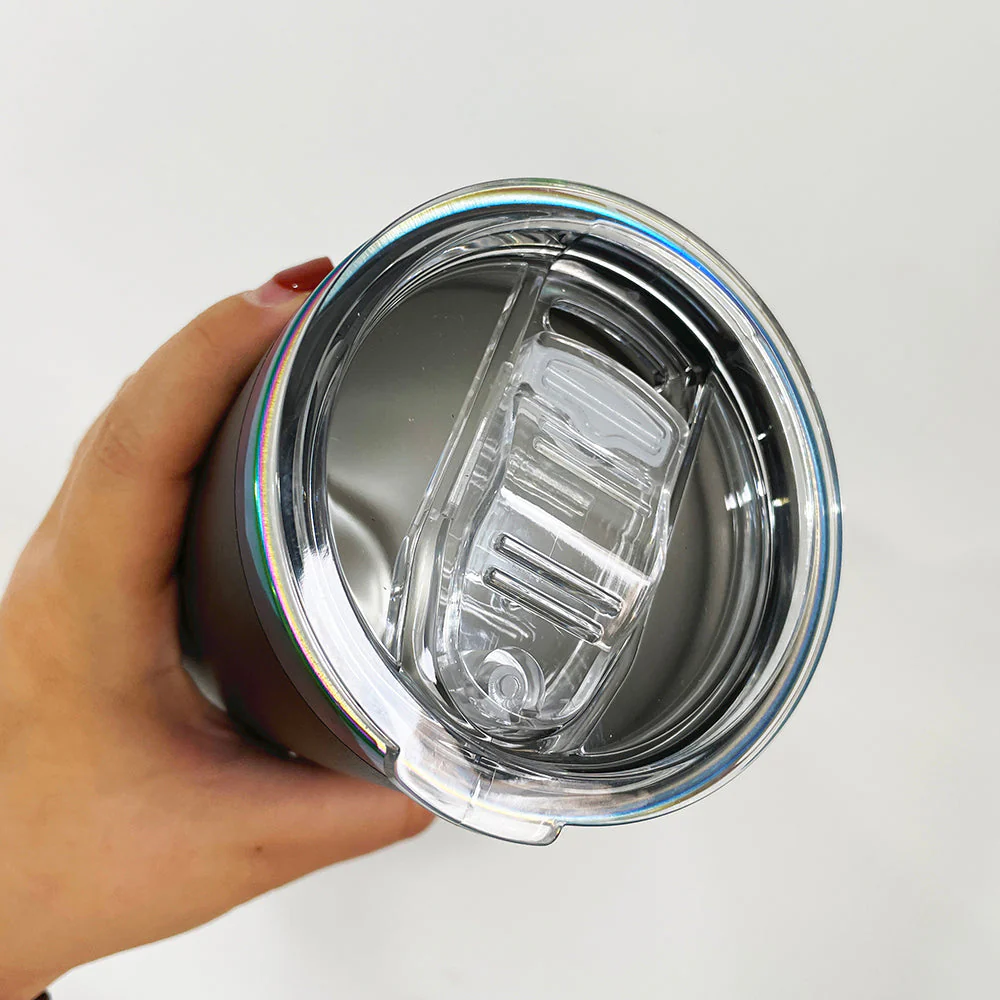 20oz Blue Plated Undernetah Skinny Straight Tumbler For Laser Engrave-CNLCA
