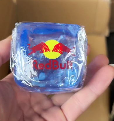 NeeDoh Style Nice Cube Soda Drink Squishy Toy Simulated Coke Red Bull Monster Beverage Cube Fidget Squeeze Ball-CNLCA