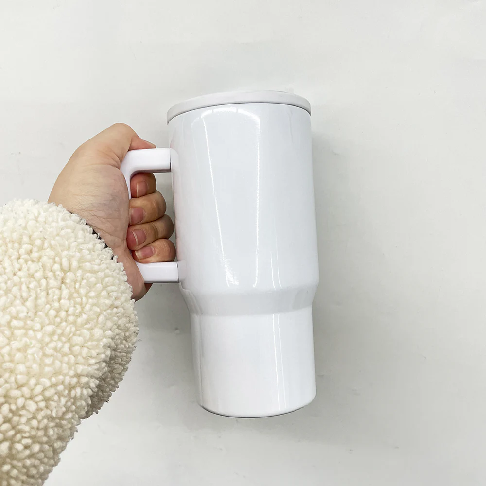 20oz White Blank Sublimation Glow In Dark School Kids Tumbler With Leak Proof Lid-CNLCA