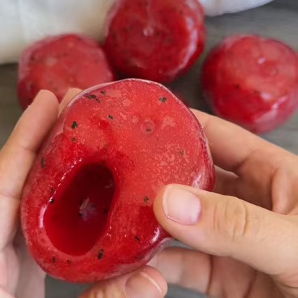 100Pack Watermelon Slush Squishy Vaseline Crunchy Slushy Watermelon Squeeze Toy Stress Relief Sensory Ball-CNLCA