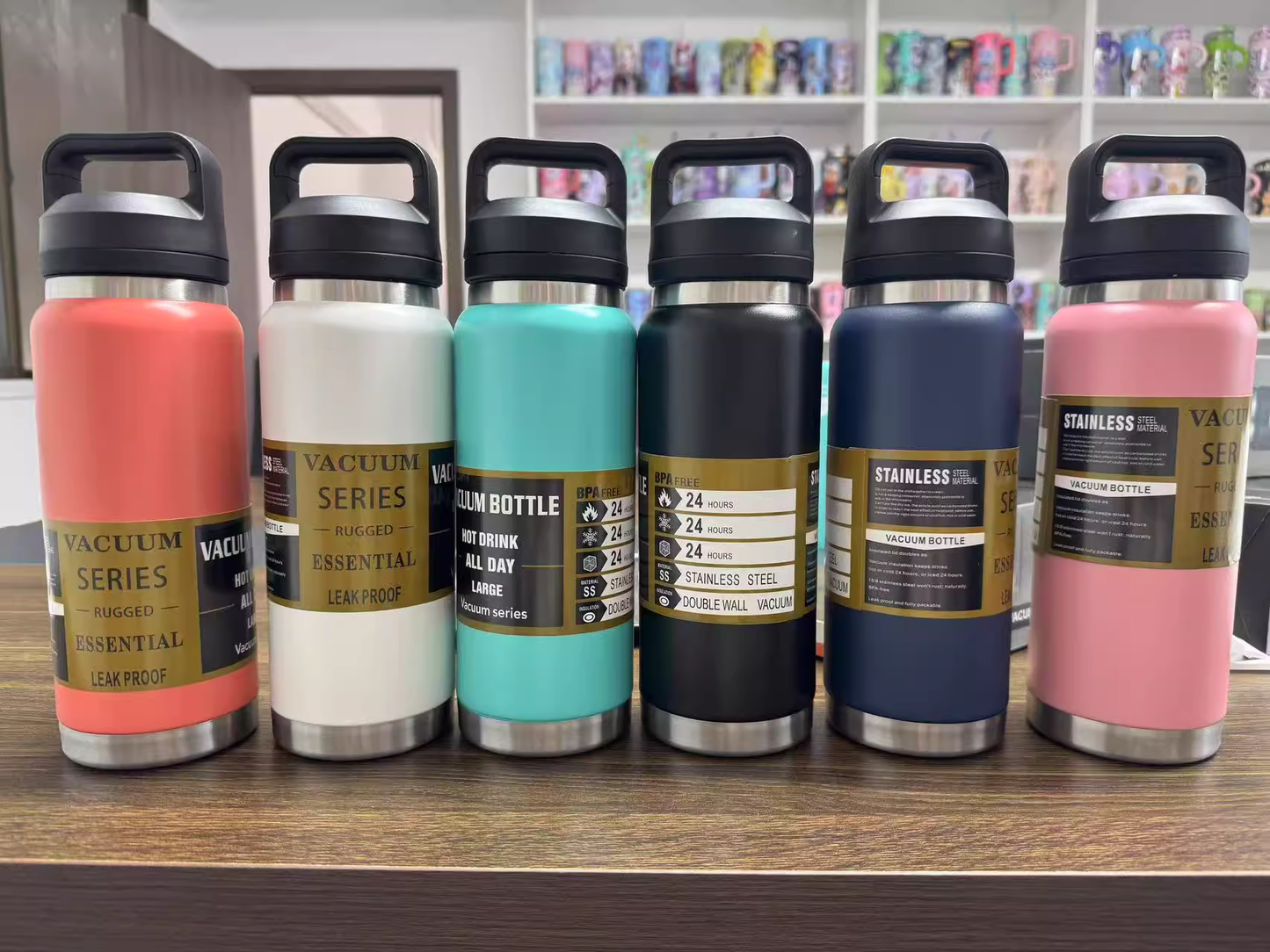 12oz 26oz 36oz YETI Style Powder Coated Water Bottle for Laser Engraving-CNLCA