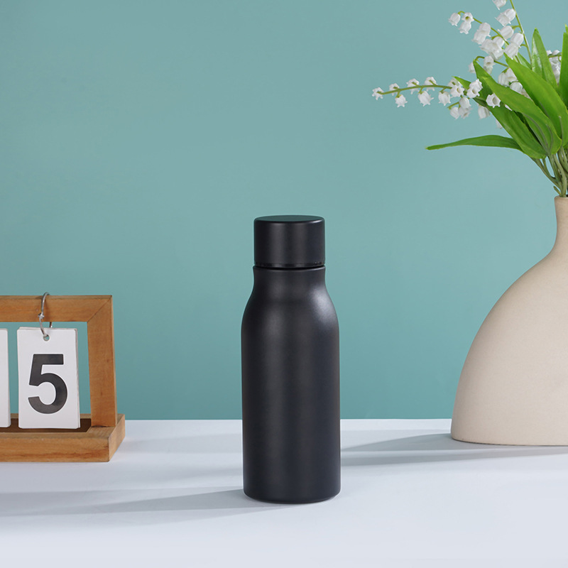 350ml 500ml Powder Coated Stainless Steel Water Bottle for Laser Engraving-CNLCA
