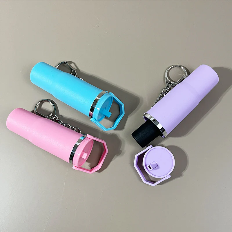 30oz Iceflow Flip Straw Tumbler Shaped Keychain Tumbler Accessories Keyring-CNLCA