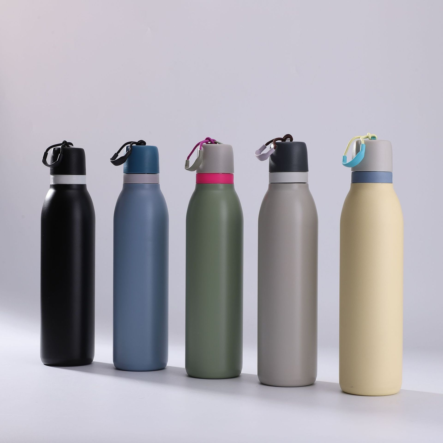 18oz 24oz Owala Style Macaron Tumbler Outdoor Sport Handle Water Bottle-CNLCA