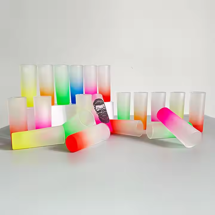 2.5oz Blank Sublimation Ombre Shot Glasses Mini Shot Glass Can-CNLCA