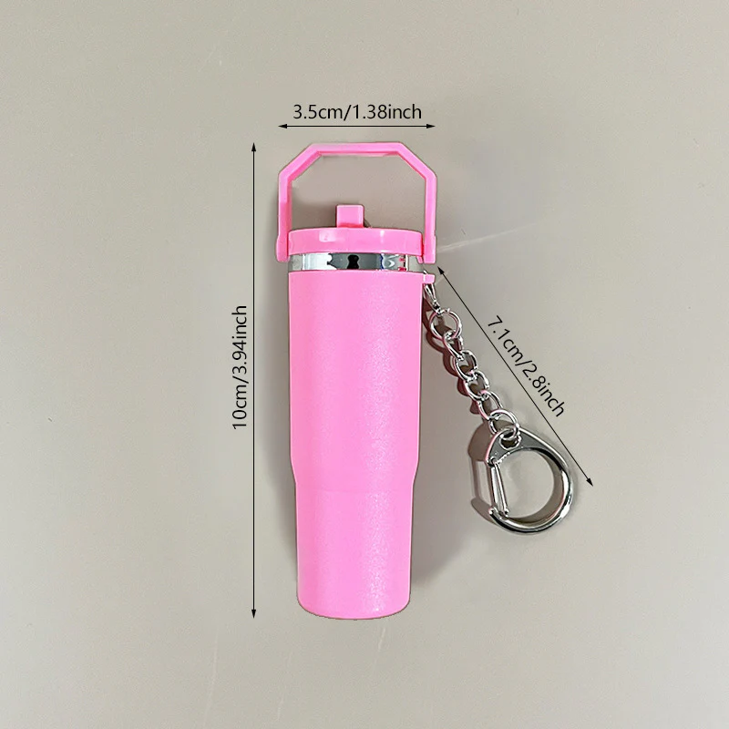 30oz Iceflow Flip Straw Tumbler Shaped Keychain Tumbler Accessories Keyring-CNLCA