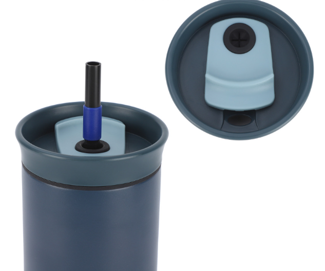 24oz Owala Style Double Wall Stainless Steel Straw Tumbler Fruit Cup for Laser Engrave-CNLCA